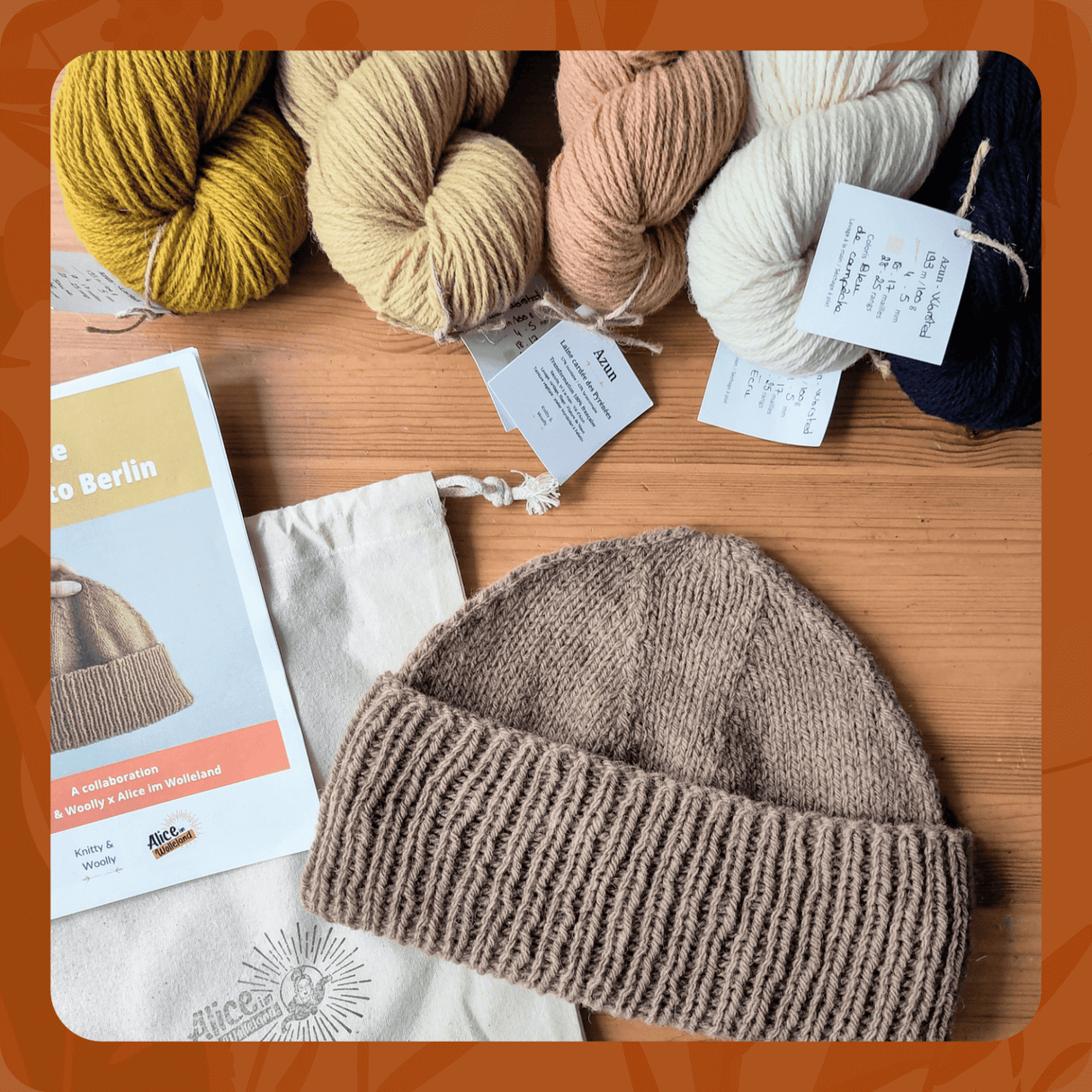 Strickset | Mütze Azun goes to Berlin