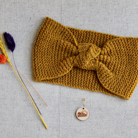Strickset für Anfänger:in | KNIT ME Stirnband | Merinowolle