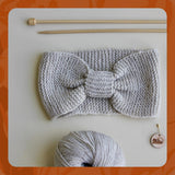 Strickset für Anfänger:in | KNIT ME Stirnband | Merinowolle