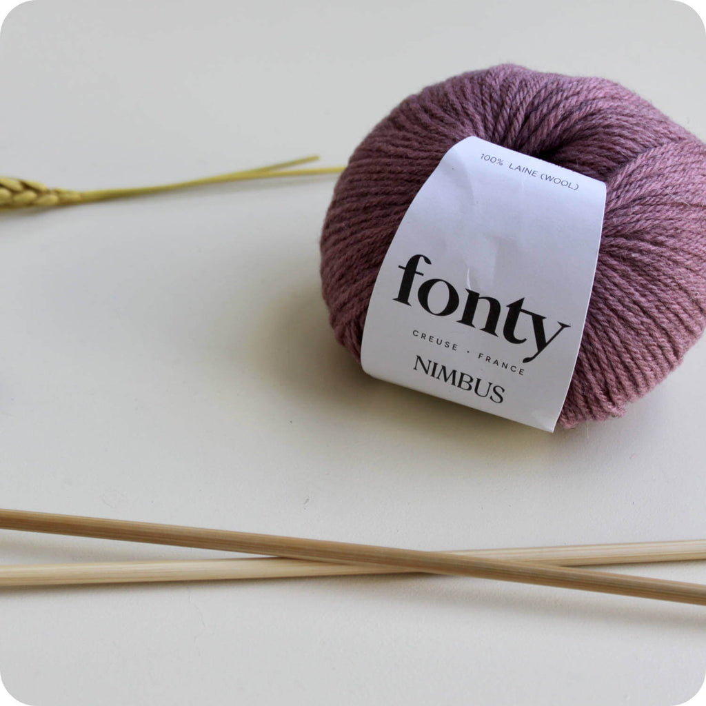 knaüel fonty nimbus merinowolle alt rosa