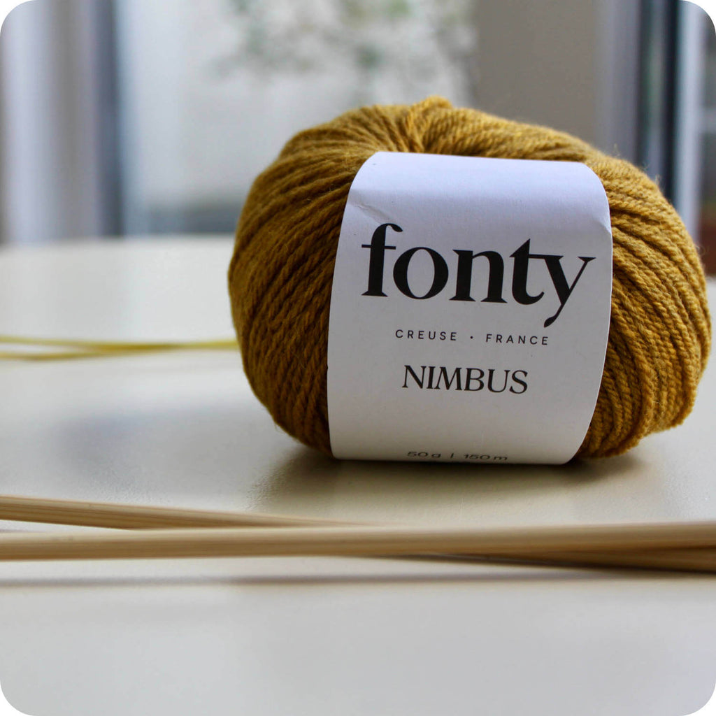 knaüel fonty nimbus merinowolle gelb
