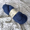 wolle merino angora bouclelaine marine blau