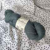 wolle merino angora bouclelaine blau grau